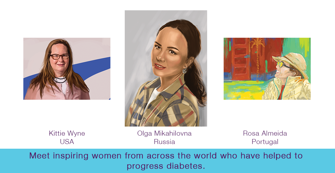 Kittie Wyne, Olga Mikahilovna, and Rosa Almeida
